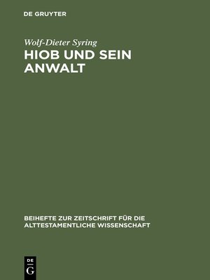 cover image of Hiob und sein Anwalt